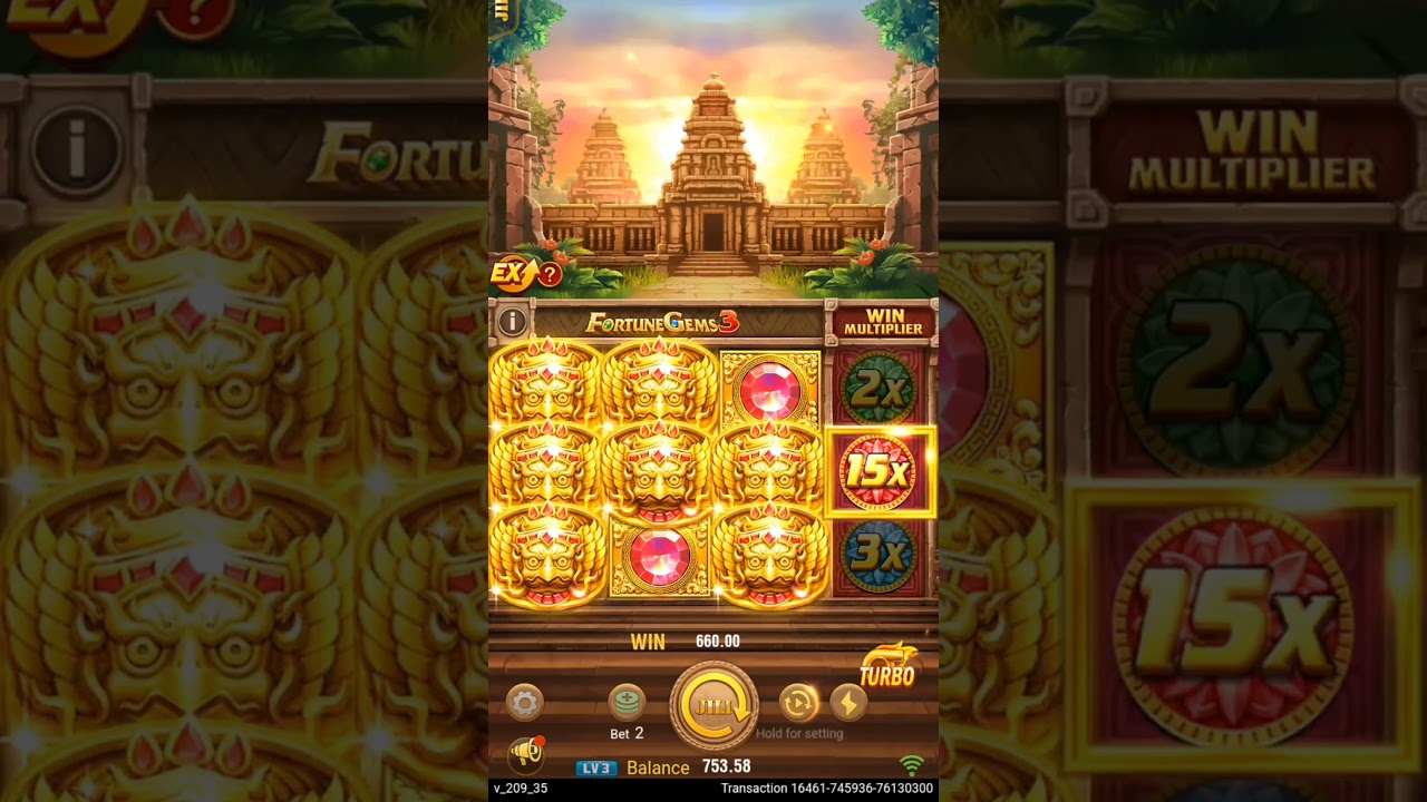 Fortune Gems Slot Game 15x Jackpot Bonus