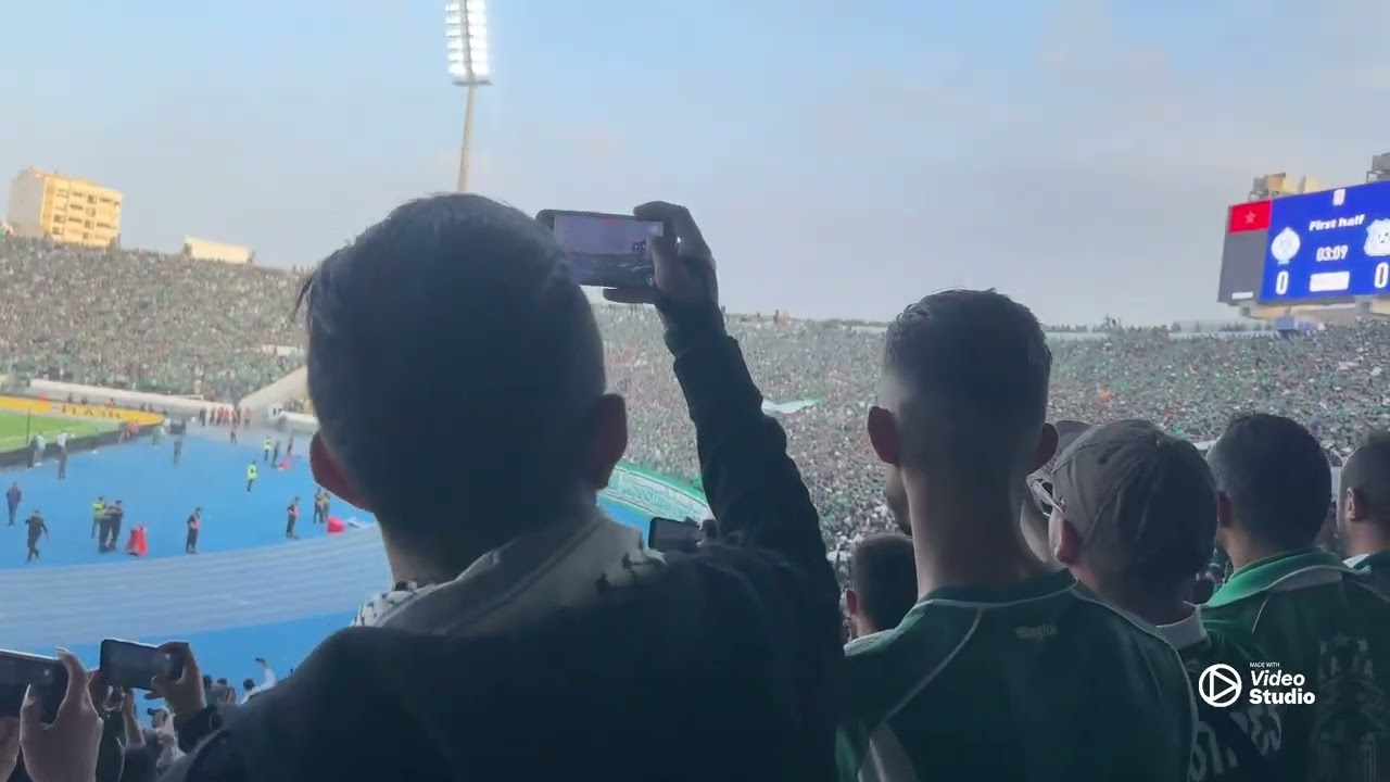 جمهور خرافي . Ambiance match raja vs dchira