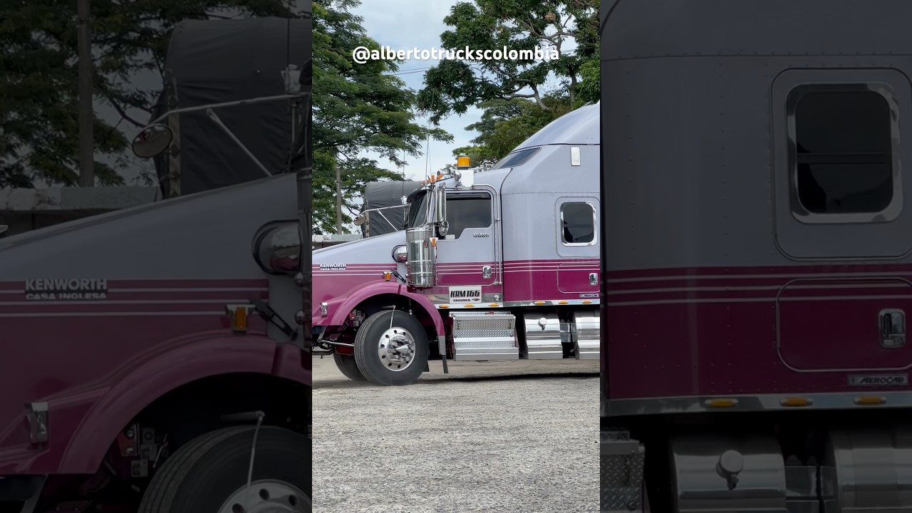 Hermosa 🤩 Kenworth T800 Aerocab en Pasto 🇨🇴 #tractomulas #trailer #trucking #kenworth #camion