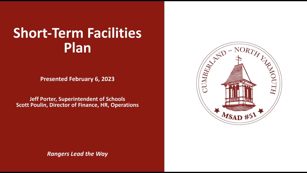 Short Term Facilities Plan Presentation