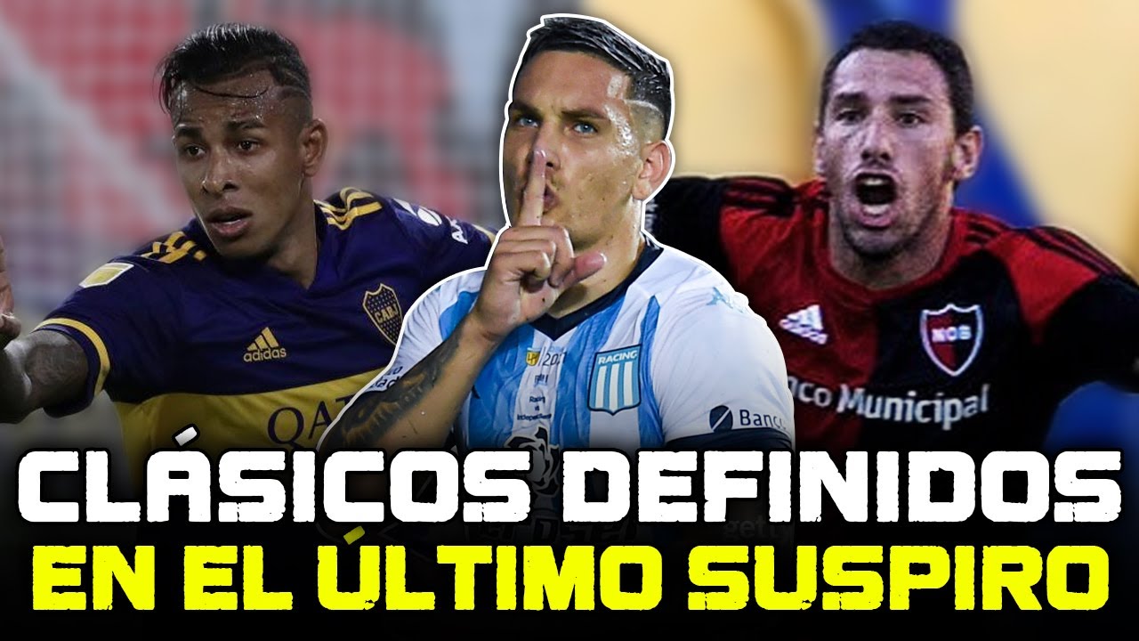 GOLES AGÓNICOS EN CLÁSICOS ARGENTINOS | Compilado