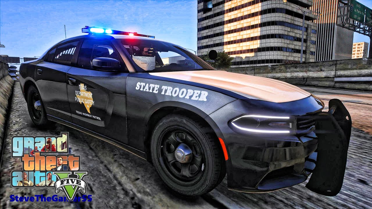 Играю в GTA 5 за ПОЛИЦЕЙСКОГО Highway Patrol|| TX|| GTA 5 Mod| 4K