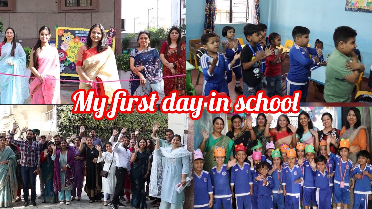 My first day in school