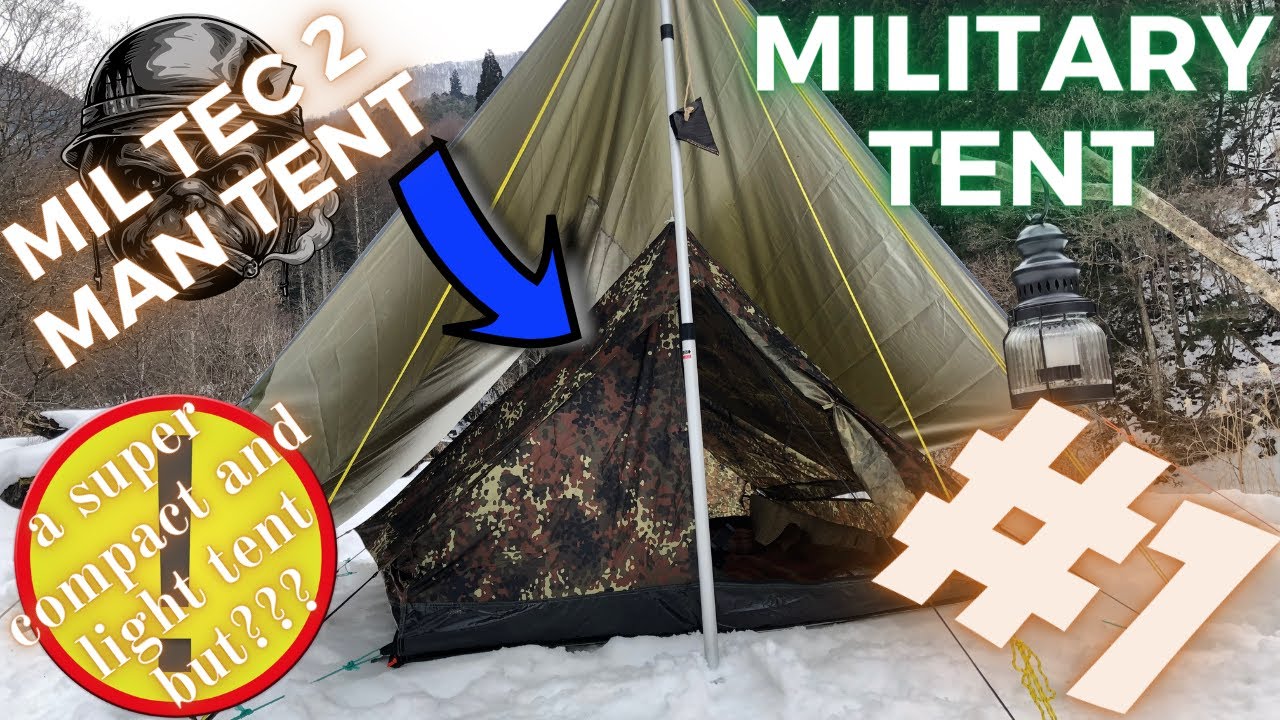 MIL-TEC 2 MAN TENT ・SURVIVAL CAMPING ・BUSHCRAFT  JAPAN