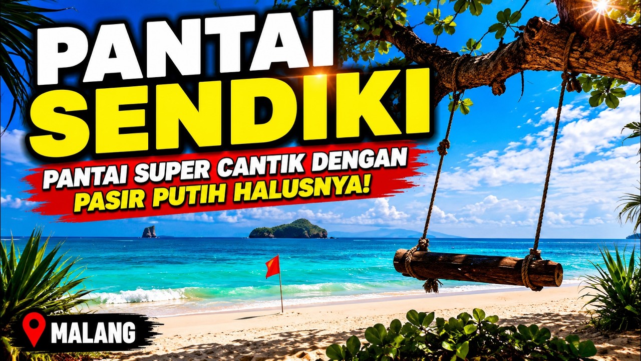 PANTAI SENDIKI MALANG - SURGA TERSEMBUNYI YANG INDAH SEKALI