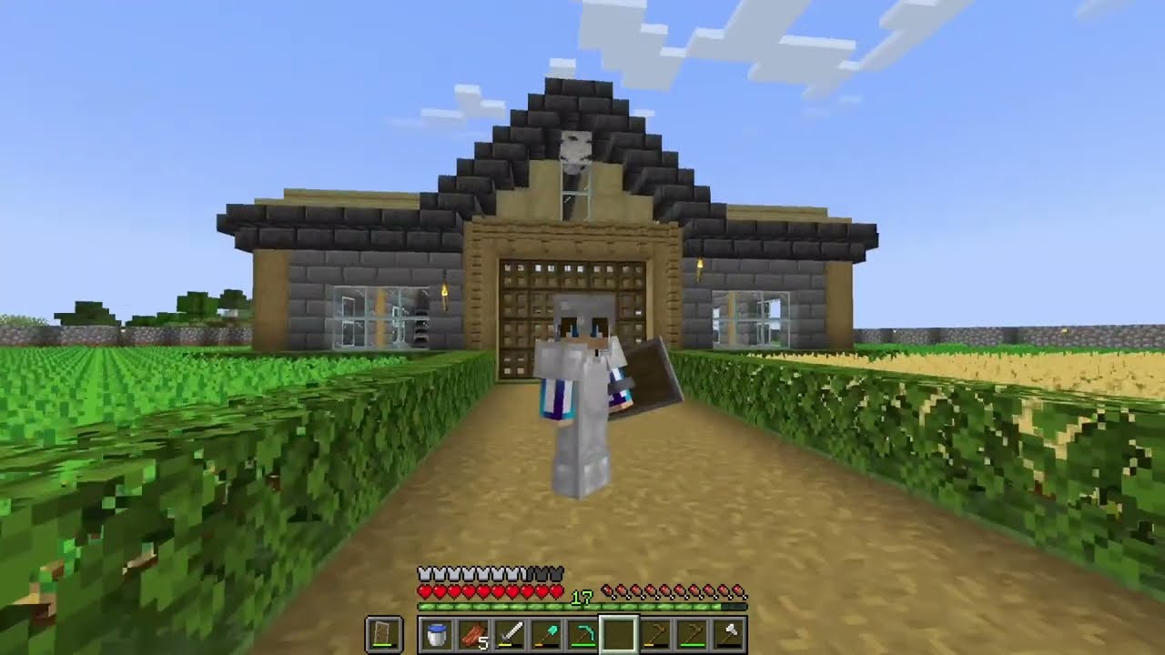 I MADE MY FIRST HOUSE IN MINECRAFT SURVIVAL #3
