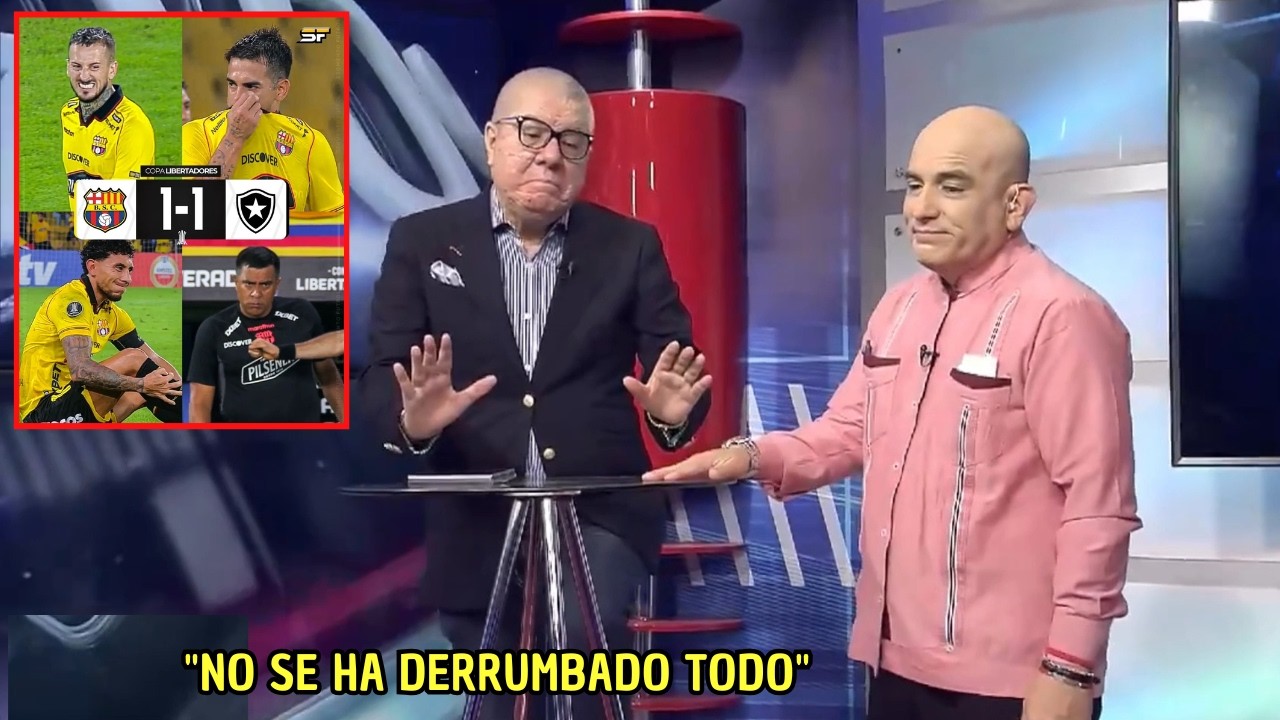 Vito Muñoz se pronuncia sobre el empate de Barcelona SC ante Botafogo