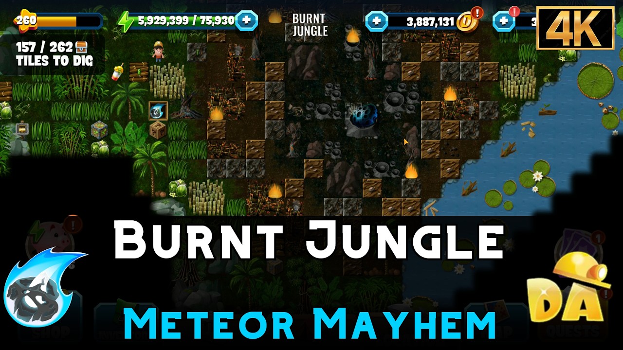Burnt Jungle | Meteor Mayhem #1 | Diggy's Adventure