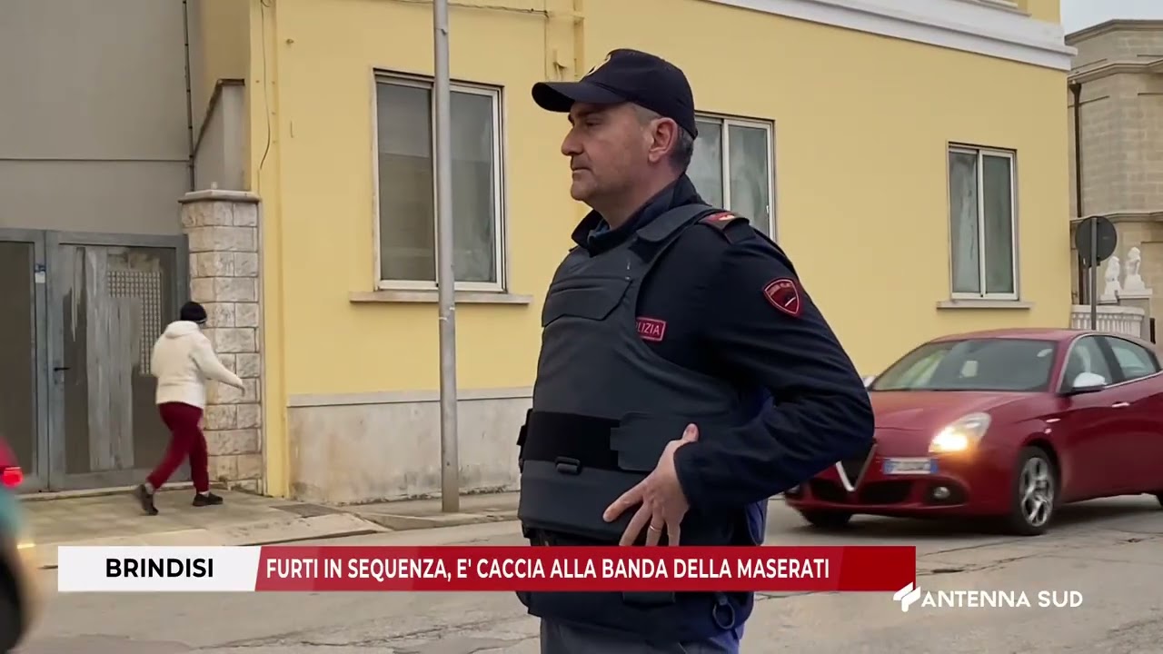 12 FEBBRAIO 2026   BRINDISI   FURTI IN SEQUENZA, E' CACCIA ALLA BANDA DELLA MASERATI