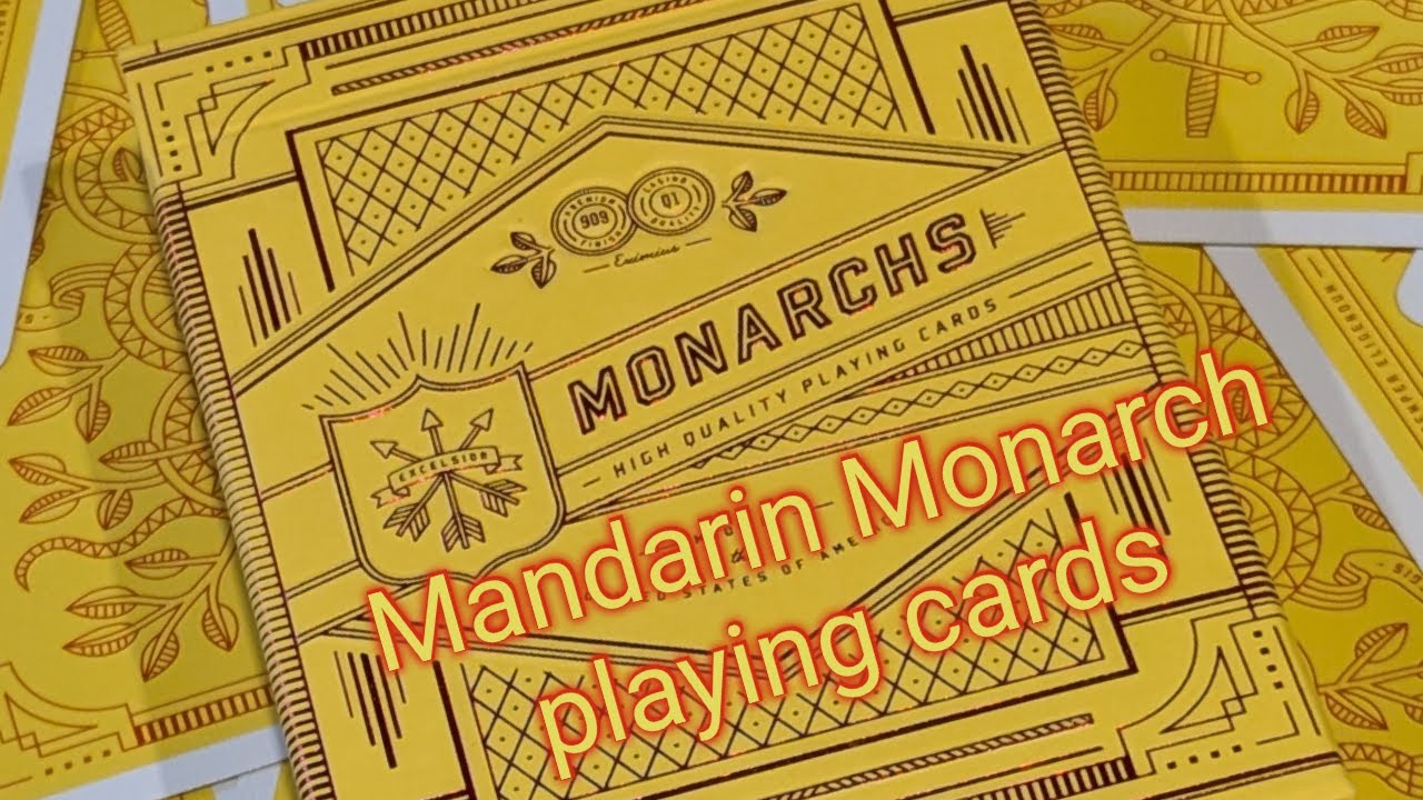 Daily deck review day 326 Mandarin Monarch playing cards By Theory11