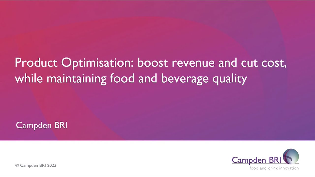 Product Optimisation Webinar