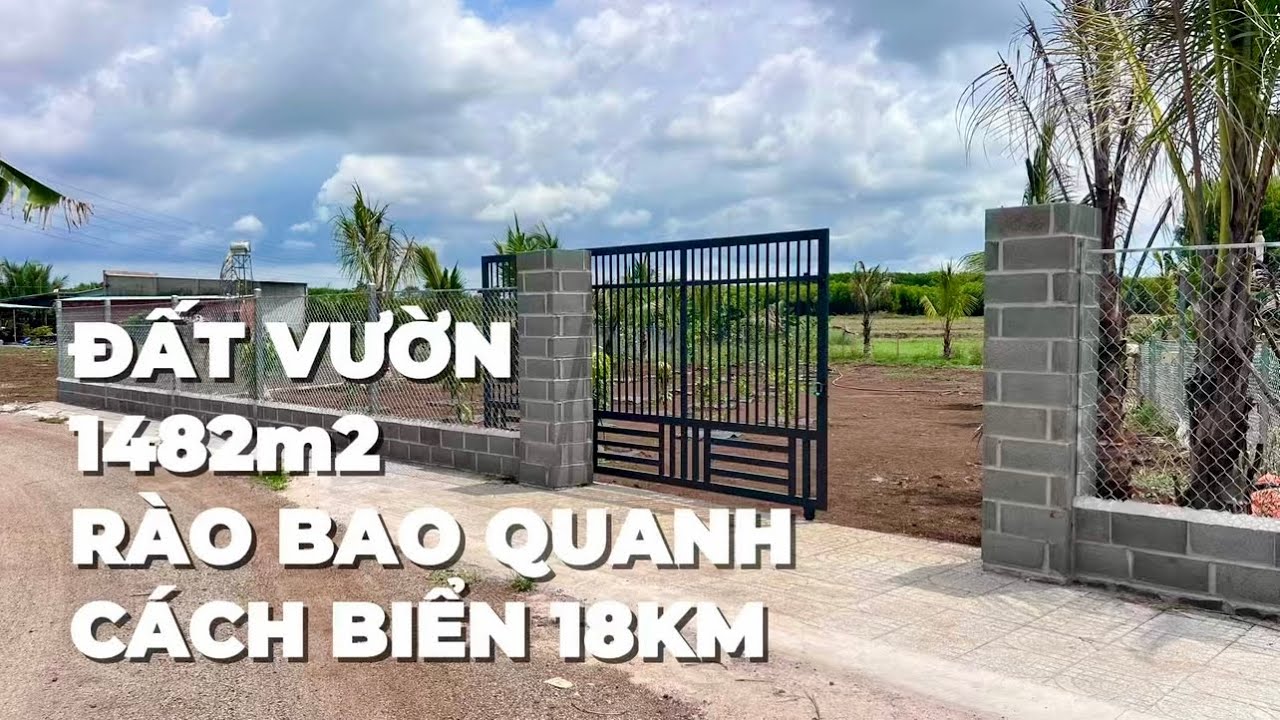 A Trí kẹt tiền cần bán gấp đất vườn 1482m2 đã rao bao quanh , gần biển Phước Hải