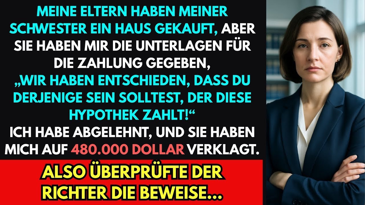 Meine Eltern wollten, dass ich die Hypothek meiner Schwester bezahle–als ich nein sagte, klagten s