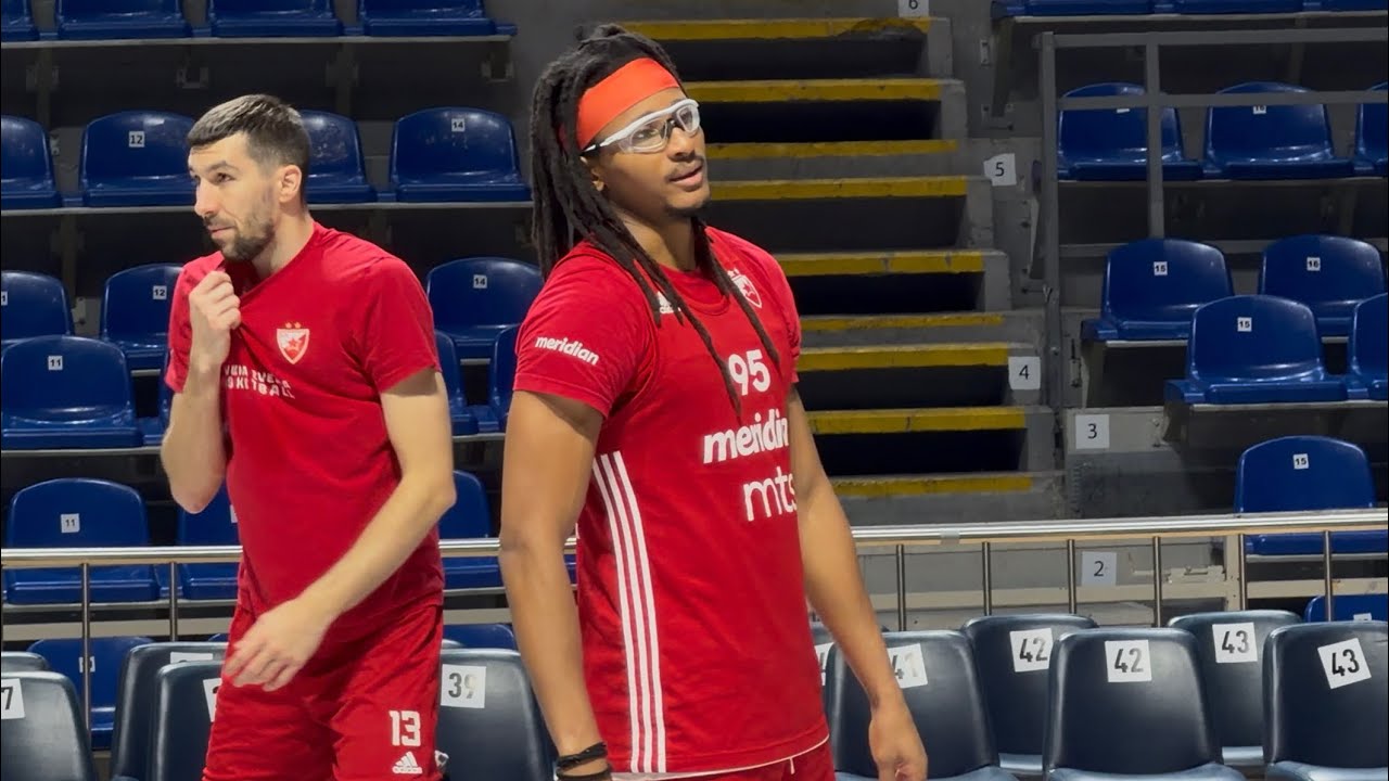 Trening Crvene zvezde pred utakmicu protiv Milana