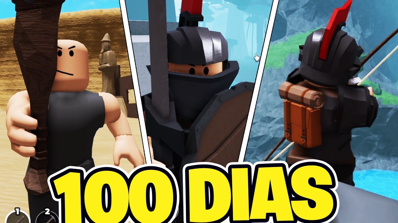Como PASSEI 100 Dias no THE SURVIVAL GAMES