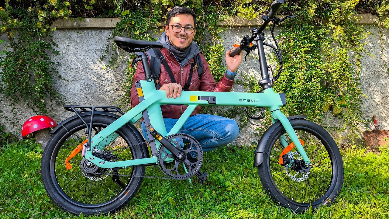 Engwe P20 : Le Vélo Electrique Pliant avec Courroie pour la Rentrée !