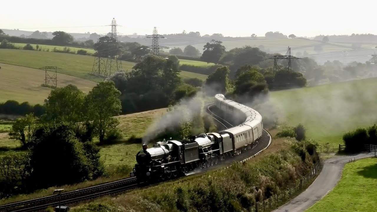 The Mayflower- 7029 & 45596 unassisted on the Devon Banks plus 5029 on the English Riveara Express 