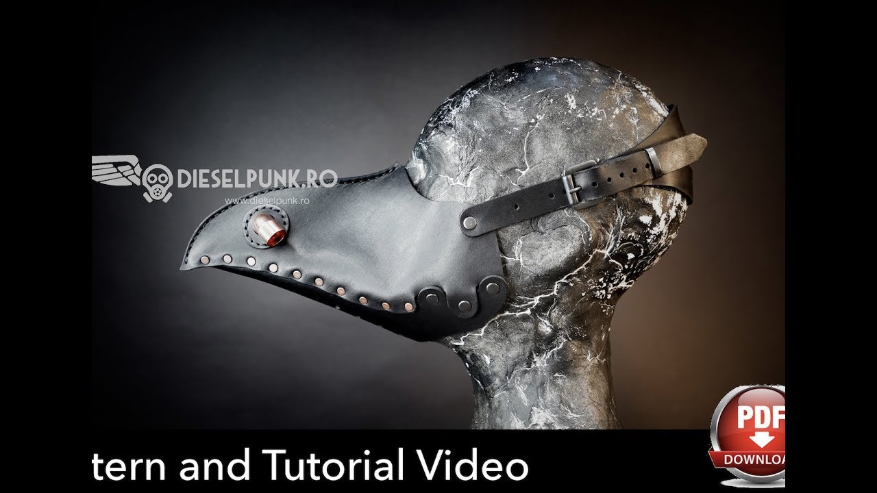 How to Make a Leather Mask - Tutorial and Pattern Download