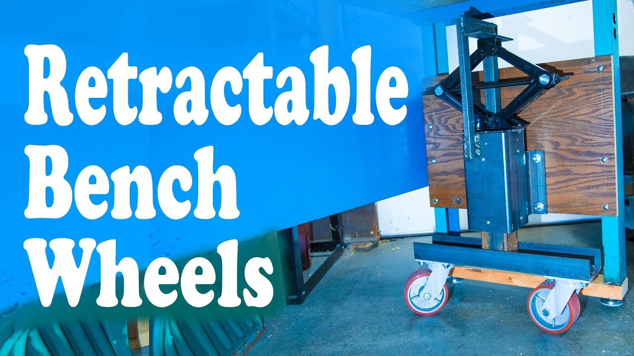 Mobilizing the Workbench - Building Retractable Castor Wheels for the Mobile Workbench !