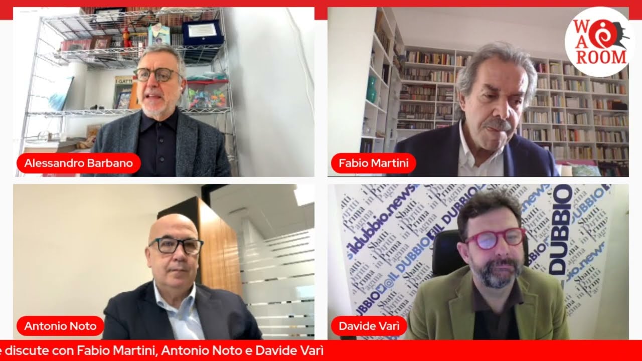 War Room - Alessandro Barbano con Fabio Martini, Antonio Noto e Davide Varì