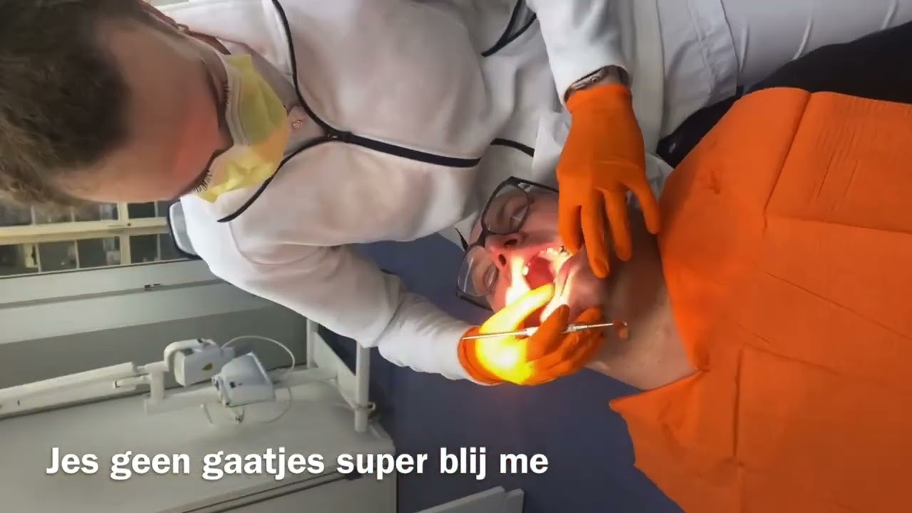 De tandarts en mondhygiënist