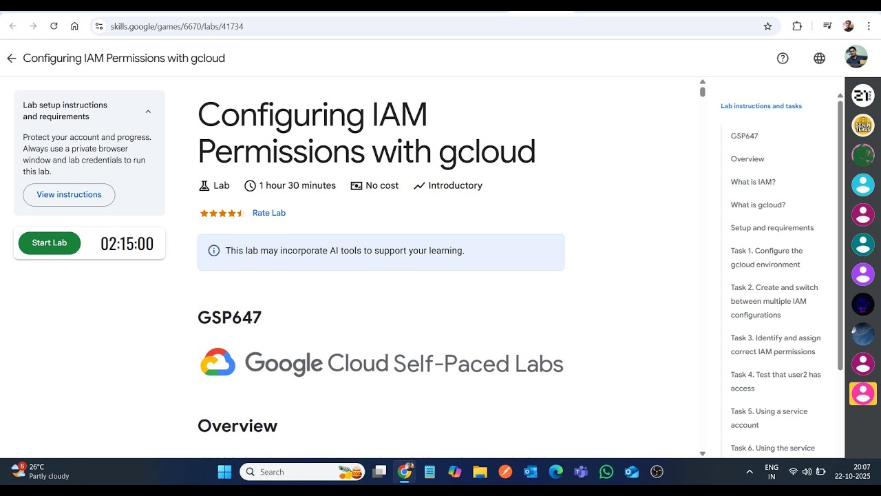 Настройка разрешений IAM с помощью gcloud || Лабораторное решение || Google Cloud Arcade 2025