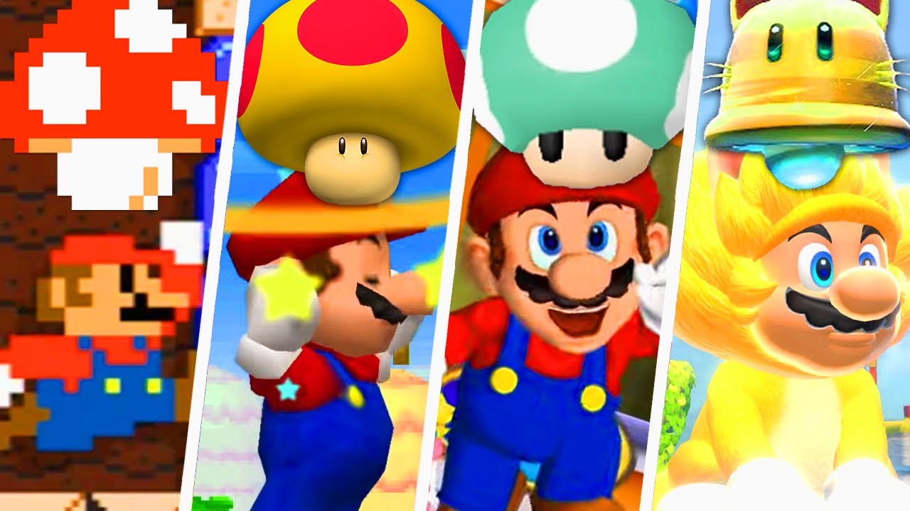 Evolution of Mega Mario (2000 - 2021)