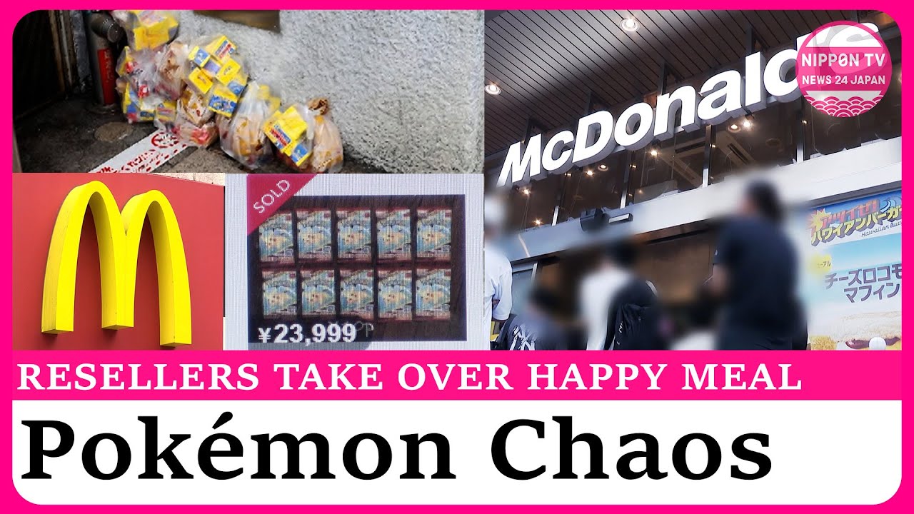 McDonald’s Japan apologizes over rampant resale of Pokemon happy meal set cards