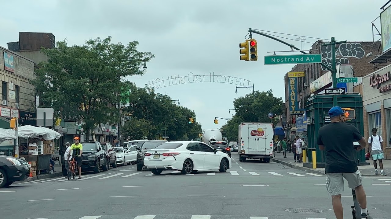 Brooklyn&rsquo;s Little Caribbean 🇯🇲🇹🇹🇬🇾🇧🇧 🇭🇹 | Driving Through Church Avenue & Flatbush (4K)