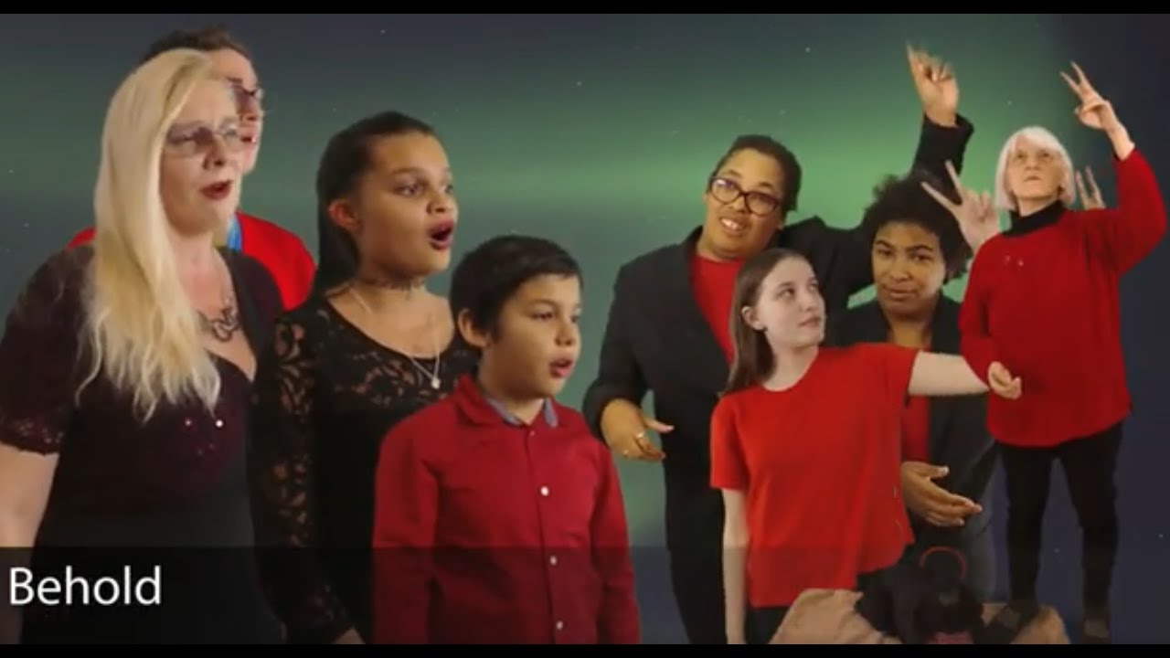 O Holy Night - BSL signed by the inclusive choir