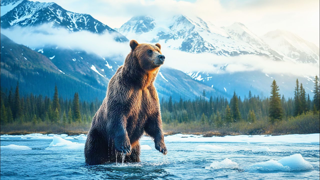 Alaska in 4K Ultra HD | Majestic Mountains, Wild Animals, Waterfalls