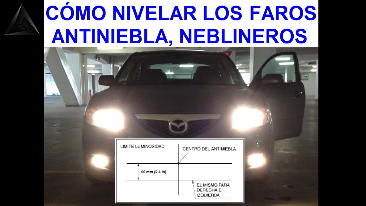 Cómo nivelar las luces faros antiniebla o neblineros de tu auto