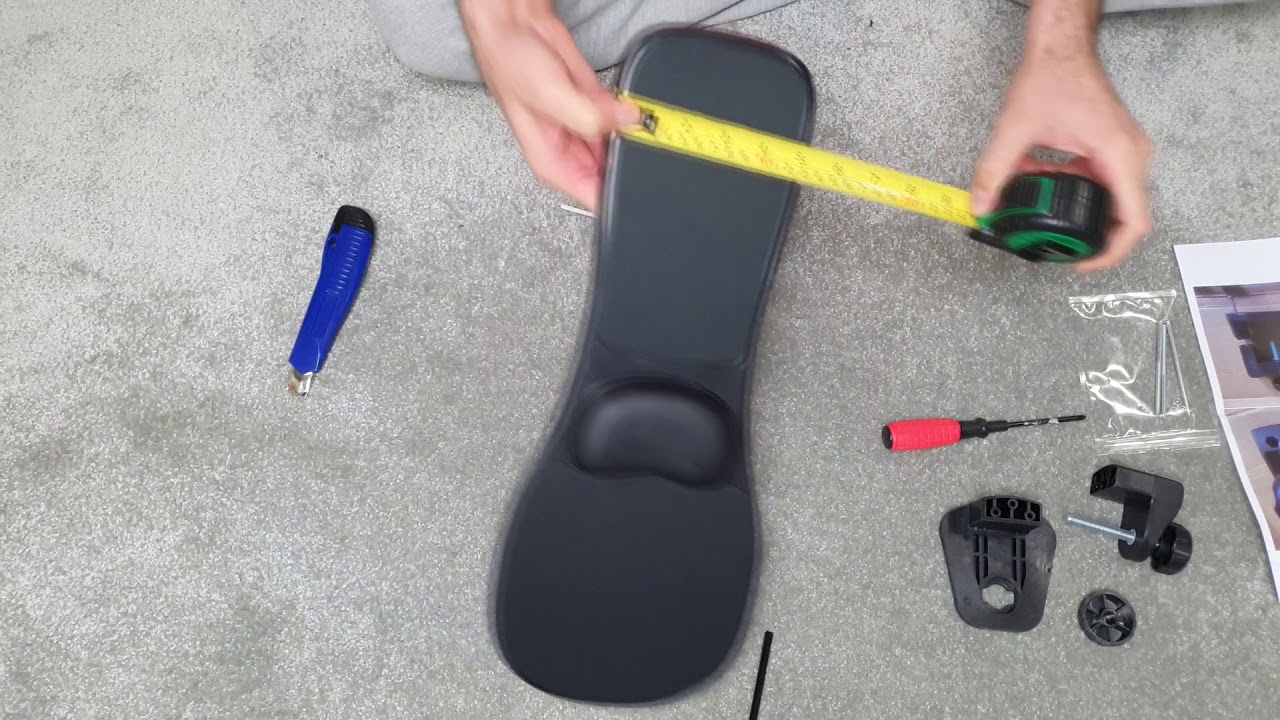 Computer Arm Rest Chair Mouse Pad Mat Wrist Desk Extender Solution UNBOXING