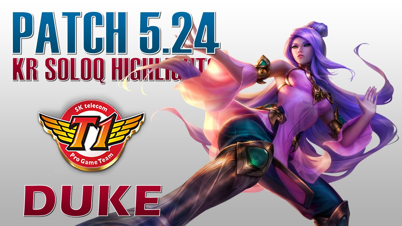 SKT T1 Duke - Irelia Top Lane - KR SoloQ Highlights