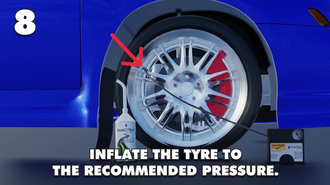 Seal-O-Tyre: Anti Puncture Tubeless Tyre Sealant Application