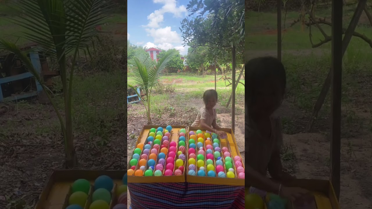 Rural Little team colors balls challenge #gameplay #gaming #games