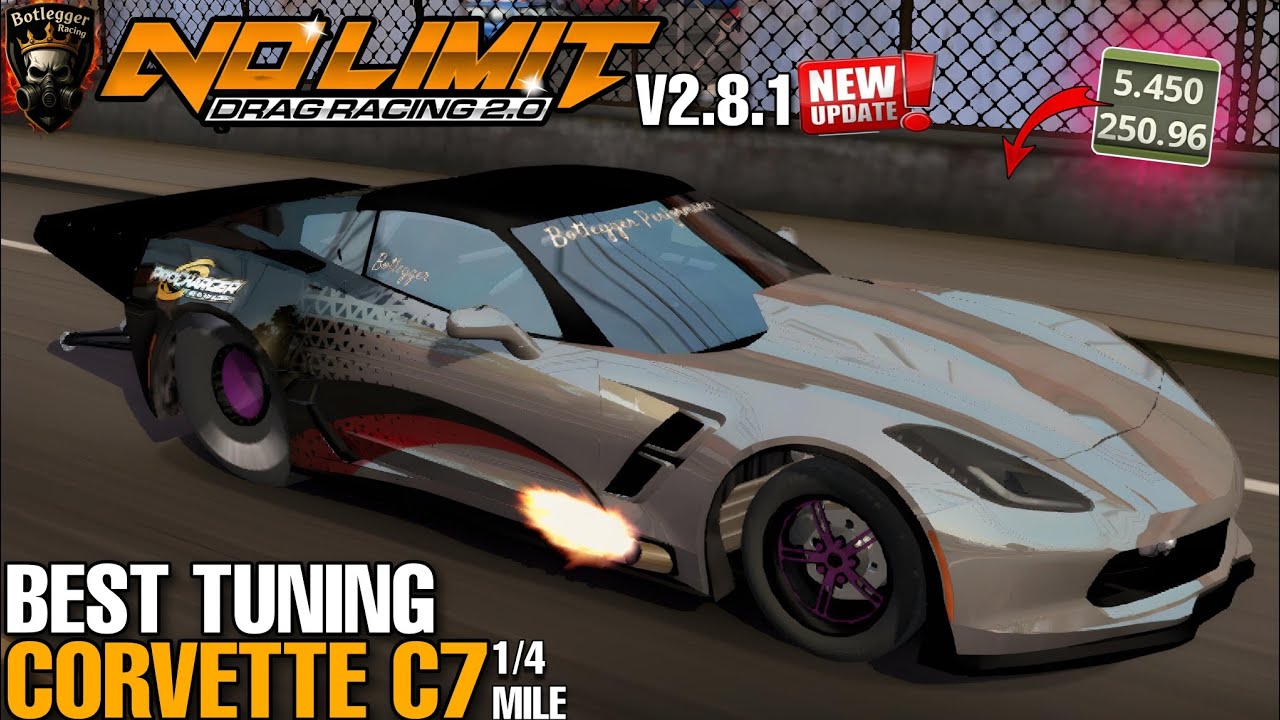 Latest Tune Corvette C7 5.4 second in 1/4 mile no limit drag racing 2 V2.8.1