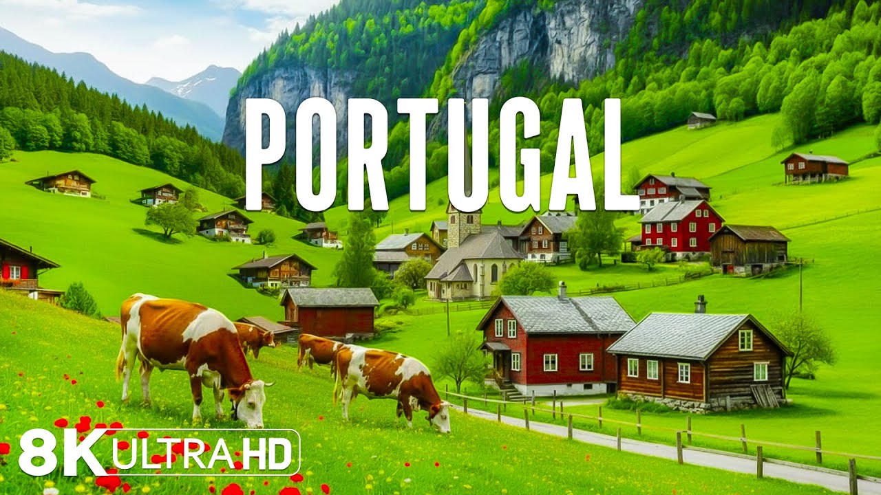 Portugal Spring 8K – Golden Coastlines, Soft Sunlight & The Poetic Soul of the Atlantic