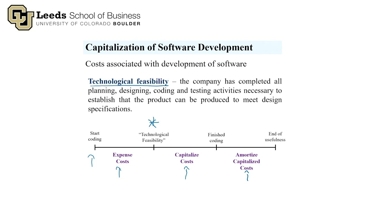 Capitalization of Software Development Costs