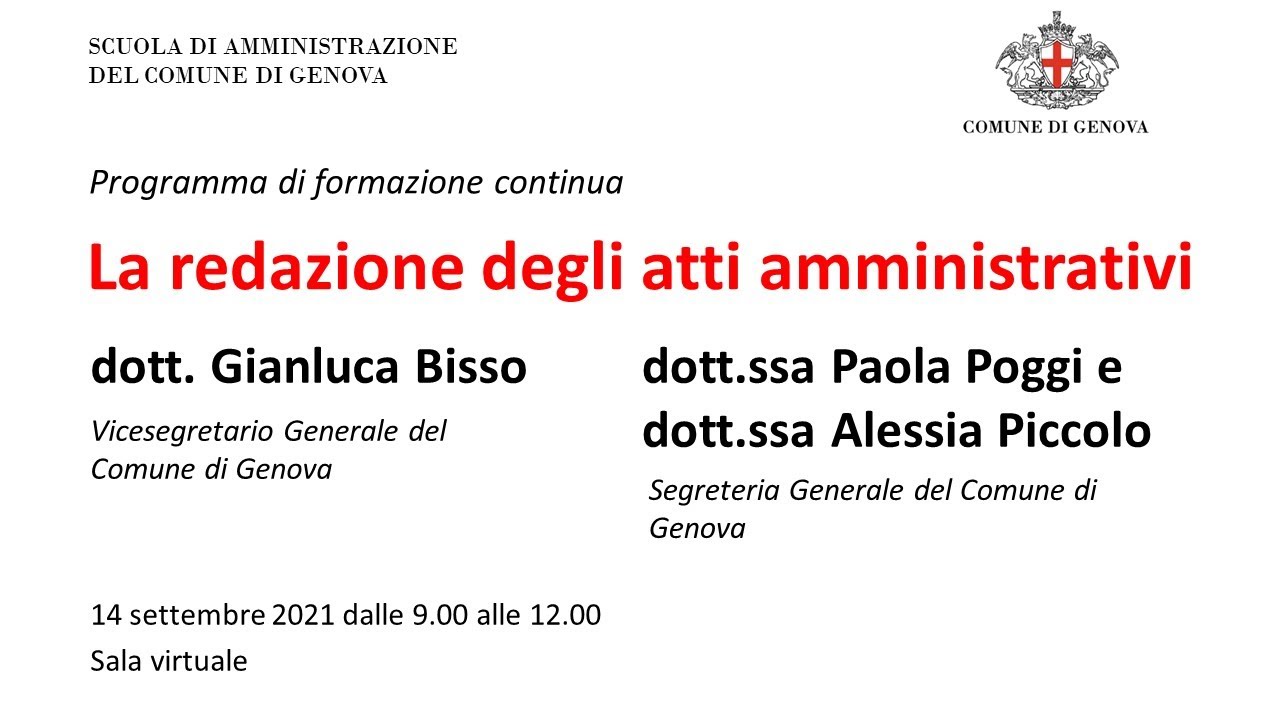 La redazione degli atti amministrativi (edizione 2021)