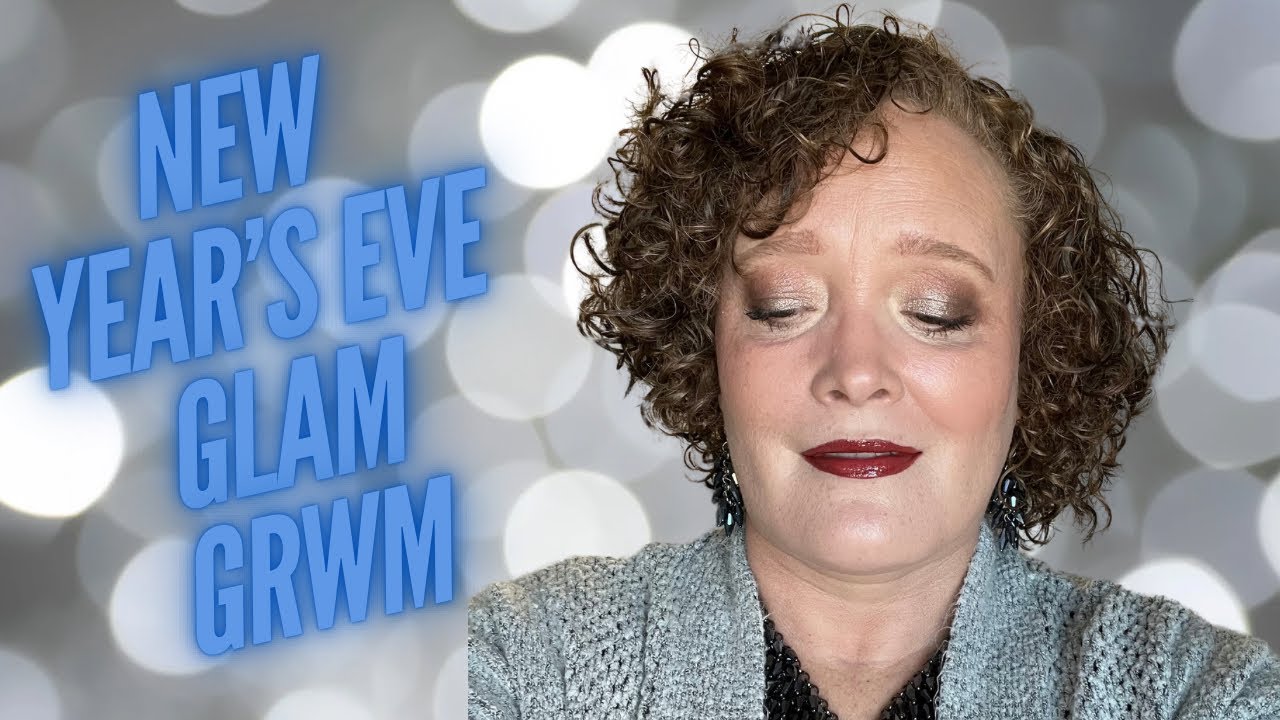 NEW YEAR’S EVE GLAM GRWM | Curly Girl Angela G