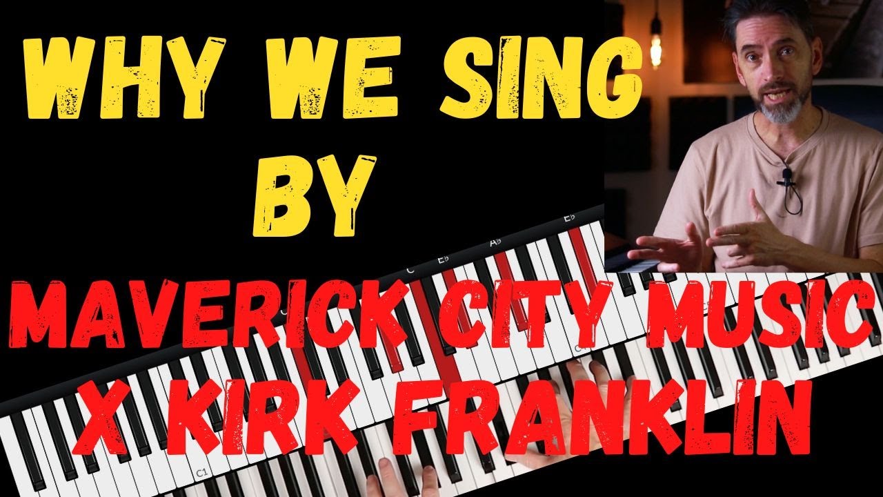 Урок игры на фортепиано в стиле госпел от Maverick City Music и Kirk Franklin (ноты ре-бемоль маж...