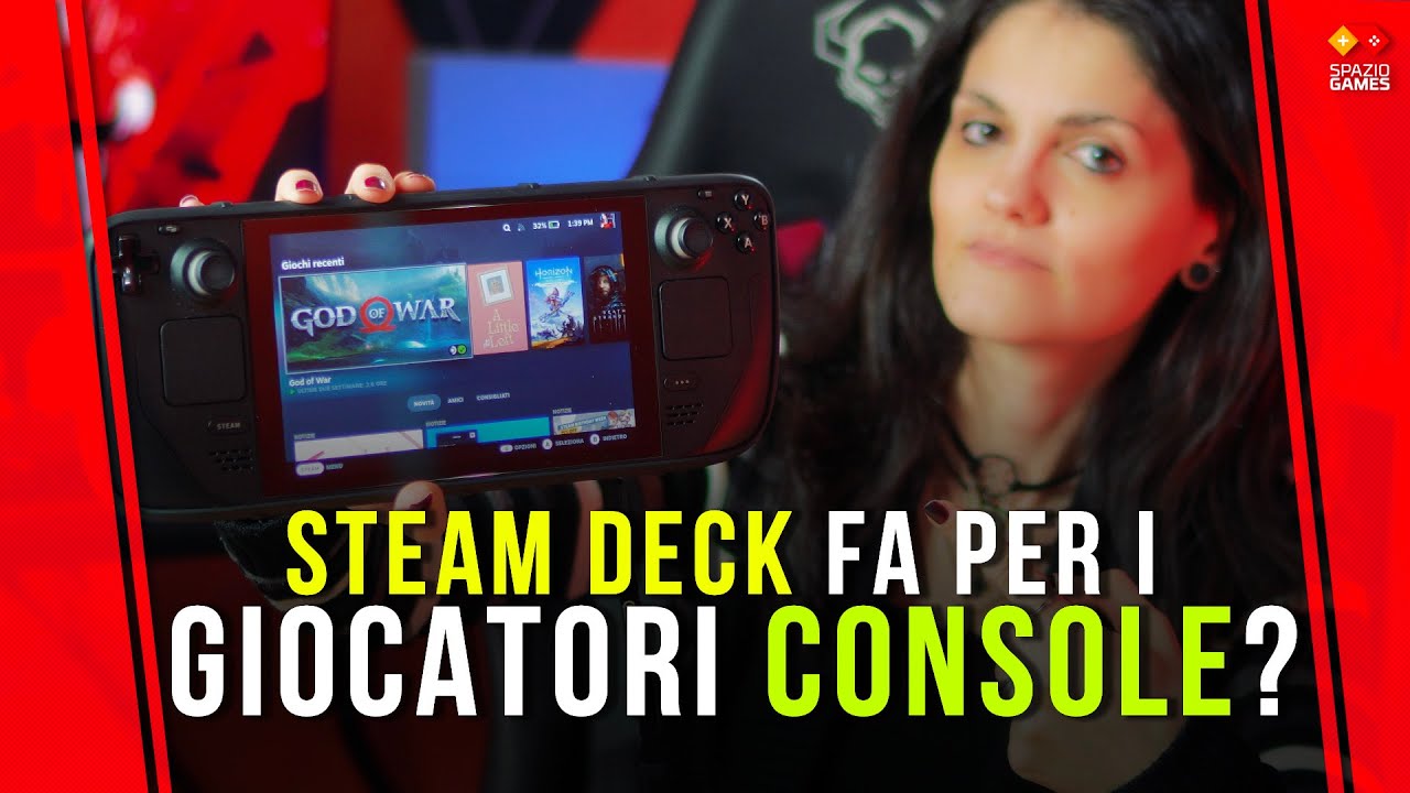 STEAM DECK RECENSIONE per giocatori CONSOLE: Deck vs Switch, perché sì, perché no 🔍