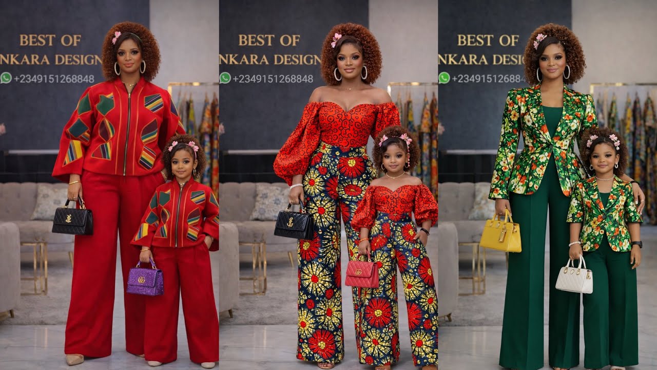 Latest Mum and Daughter Ankara Designs 2026 | Stylish Matching Outfits