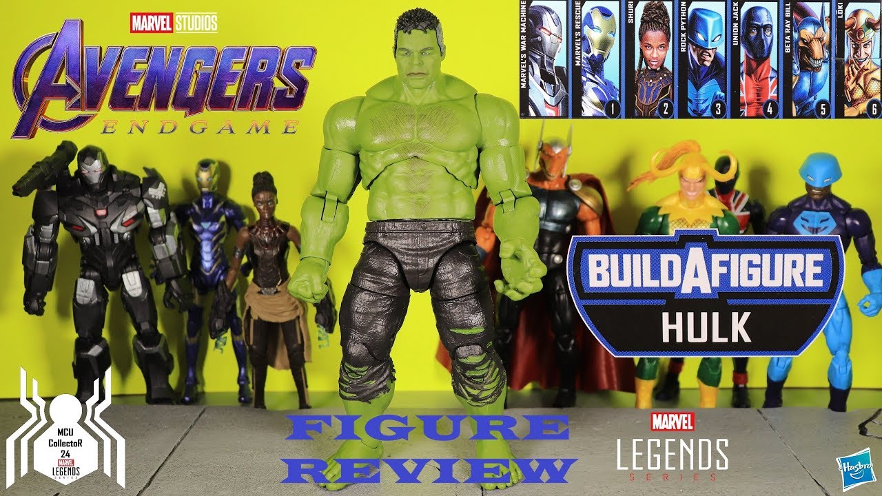 Marvel Legends HULK BAF Build A Figure Avengers Endgame Wave Figure Review & Comparison