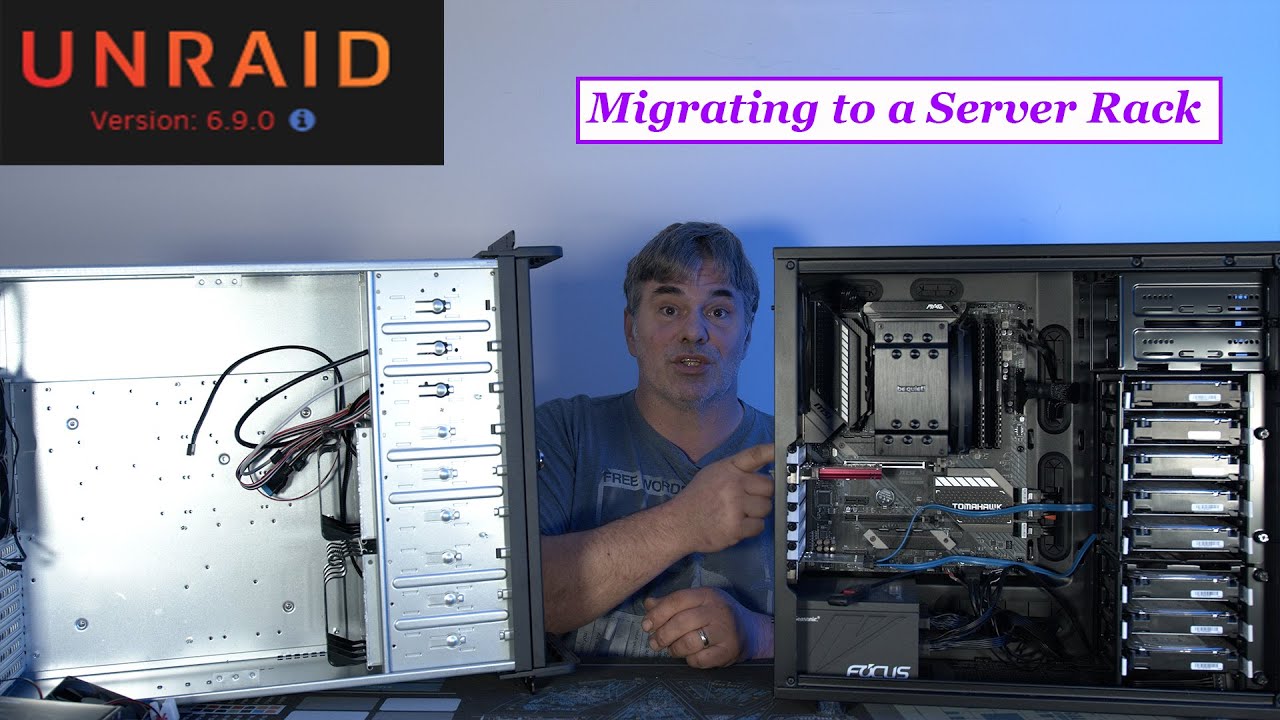 Migrating My UnRaid Server to a RoseWill 4U case