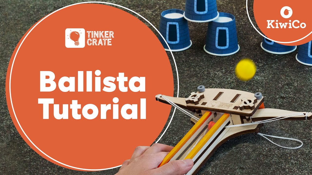 Build a Wooden Ballista | Tinker Crate Project Instructions| KiwiCo