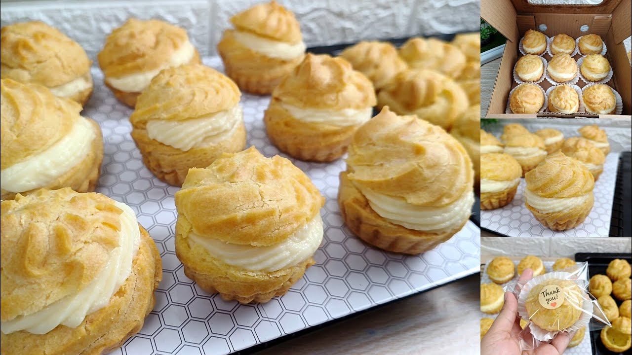 TIPS LENGKAP MEMBUAT KUE SUS VLA VANILLA UNTUK JUALAN