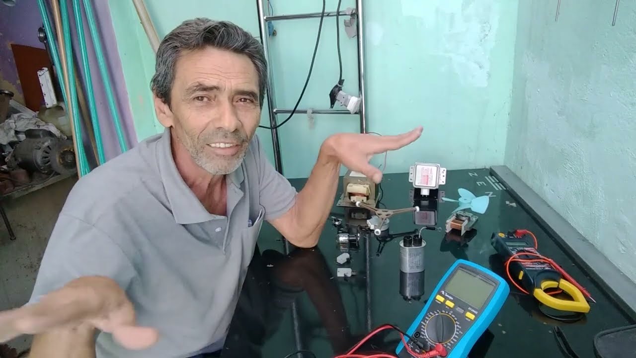 Forno de microondas teste dos componentes  [ j f ]