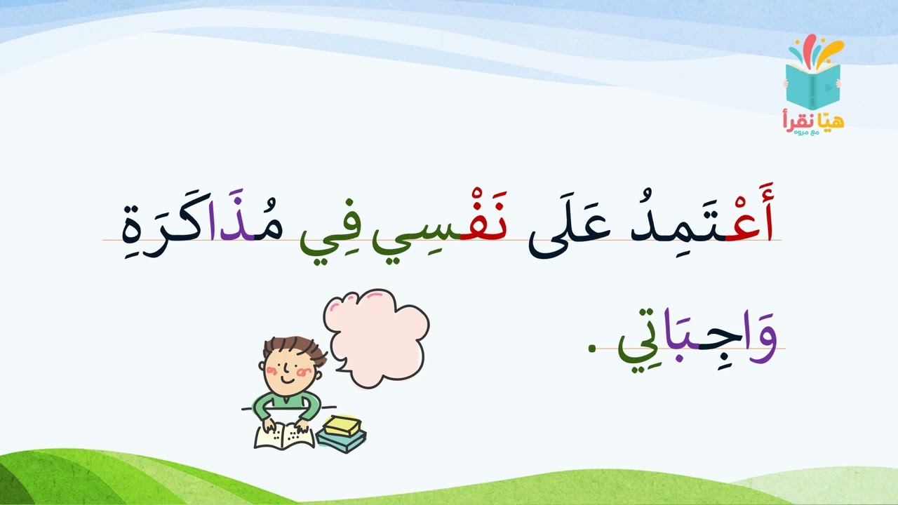قراءة وكتابة كلمات تحتوي على مد الياء بالتحليل الصوتي